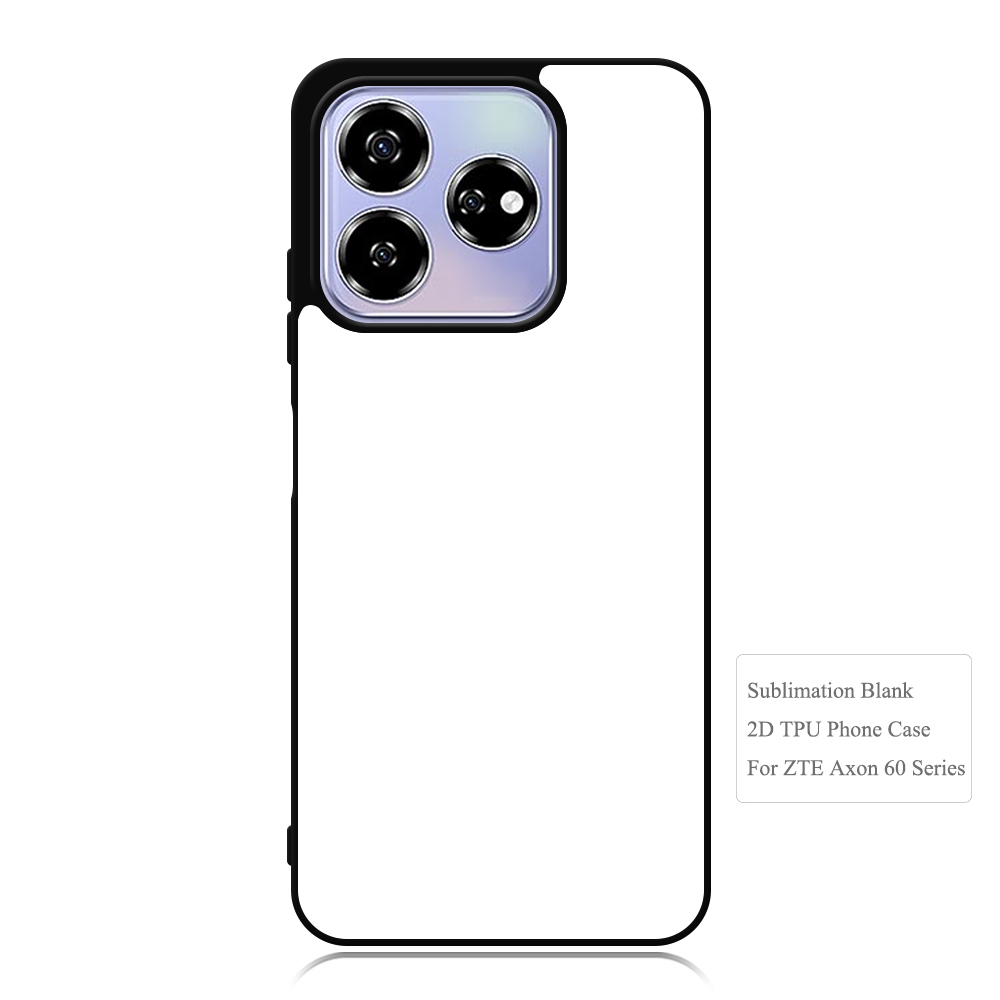 For ZTE AXON 60 / AXON 60 Lite New Popular Blank Sublimation 2D TPU Cellphone Cover DIY Mobile Phone Case