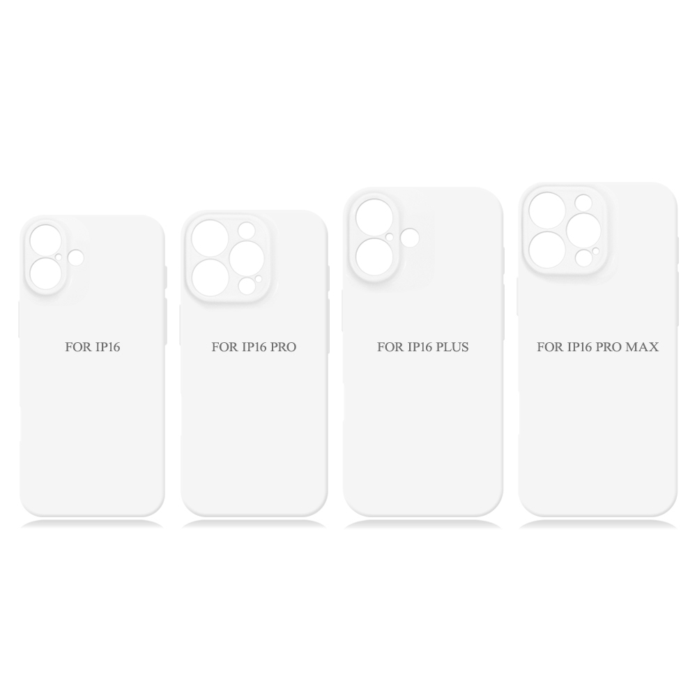 For iPhone 16 / IP 16 Pro max / IP 16 Plus 3D Soft Full Wrapped Film Sublimation Phone Cases With Glossy Surface