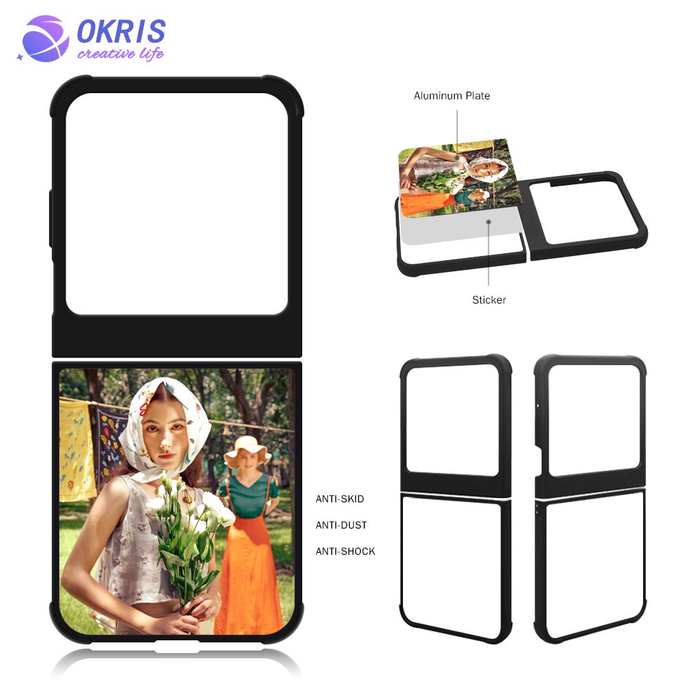 For Moto Razr 50 / Razr 50 Ultra DIY Sublimation Mobile Phone Case Foldable 2D TPU Blank Mobile Phone Pouch