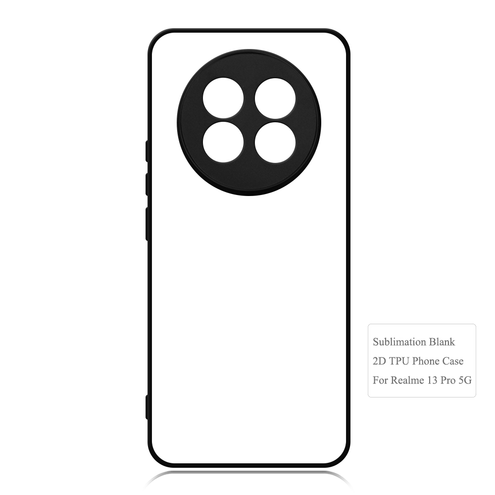 For Oppo Realme 13 Pro 5G Heat Transfer 2D TPU Mobile Phone Case DIY Blank Sublimation Phone Cover