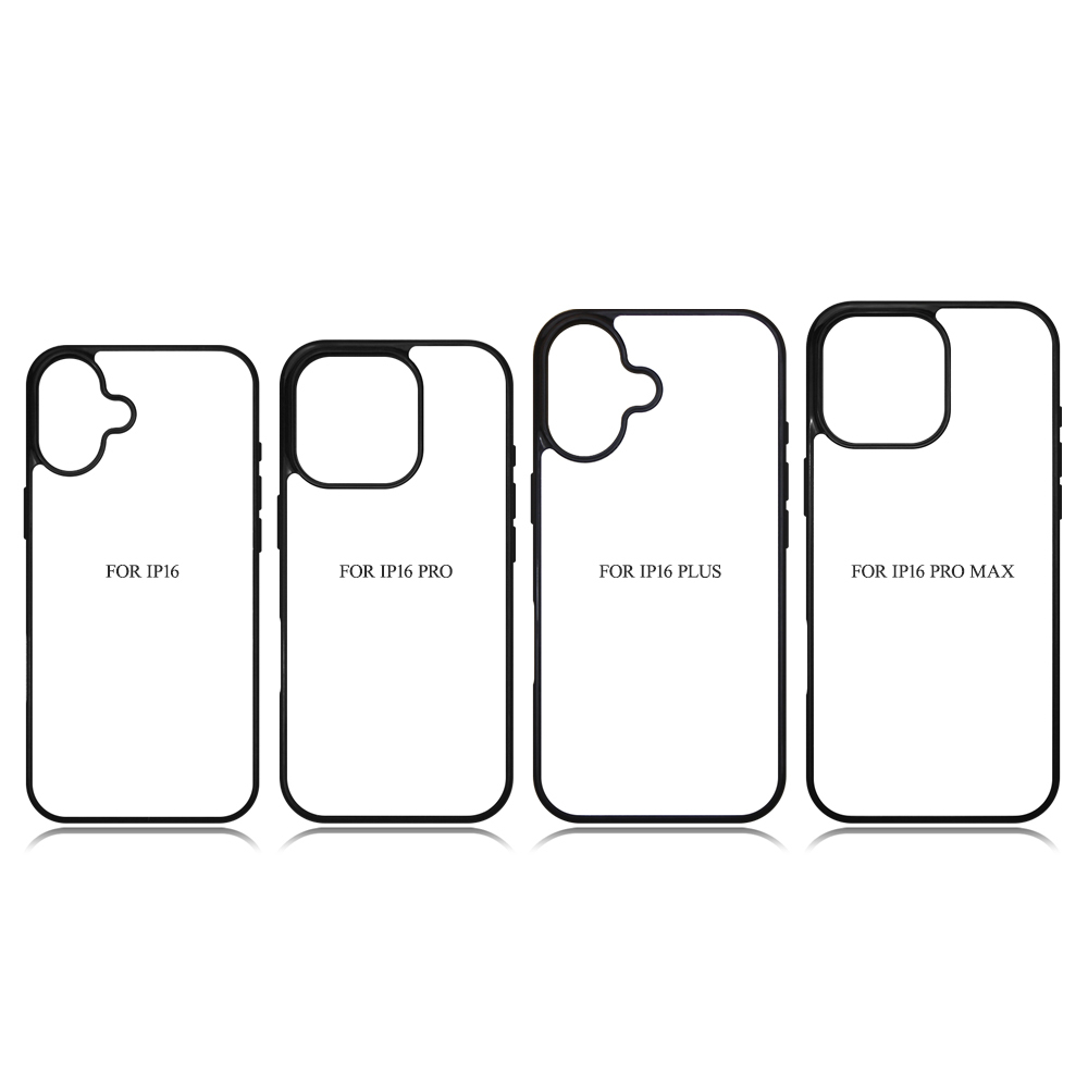 For iPhone 16 / 16 Pro /IP 16 Plus / iPhone 16 Pro max DIY Sublimation 2D TPU Mobile Phone Case Flat Blank Mobile Phone Pouch