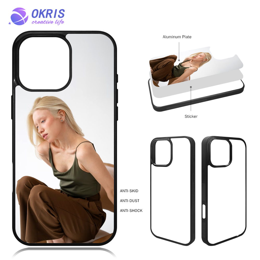 For iPhone 16 / 16 Pro /IP 16 Plus / iPhone 16 Pro max DIY Sublimation 2D TPU Mobile Phone Case Flat Blank Mobile Phone Pouch