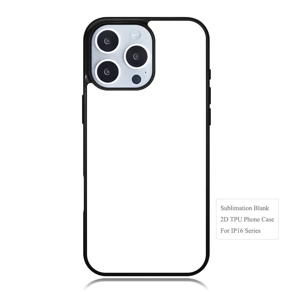 For iPhone 16 / 16 Pro /IP 16 Plus / iPhone 16 Pro max DIY Sublimation 2D TPU Mobile Phone Case Flat Blank Mobile Phone Pouch