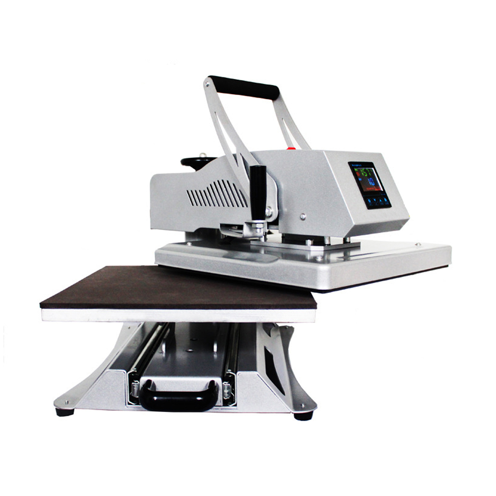 2D Flat Digital Heat Press Machine 38*38cm/40*50cm/40*60cm Swing Away T-shirt Sublimation Machine For Printing Blank Puzzle,Mouse Pads, Phone Case, Towel, Pillow Cover