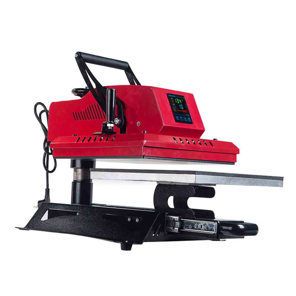 2D Flat Digital Heat Press Machine 38*38cm/40*50cm/40*60cm Swing Away T-shirt Sublimation Machine For Printing Blank Puzzle,Mouse Pads, Phone Case, Towel, Pillow Cover
