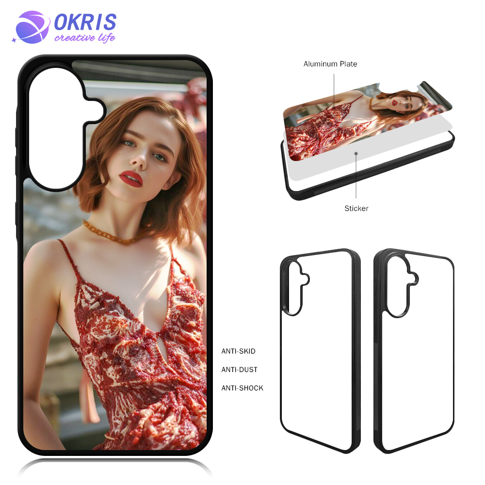 For Galaxy A56 5G New Black White Clear Blank Sublimation Mobile Phone Cases Custom 2D TPU Sublimation CellPhone Cover