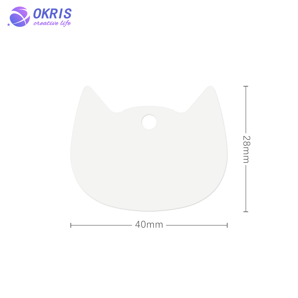 1mm Thickness Double Sides Printing White Aluminum Sheet Blank Sublimation DogTags