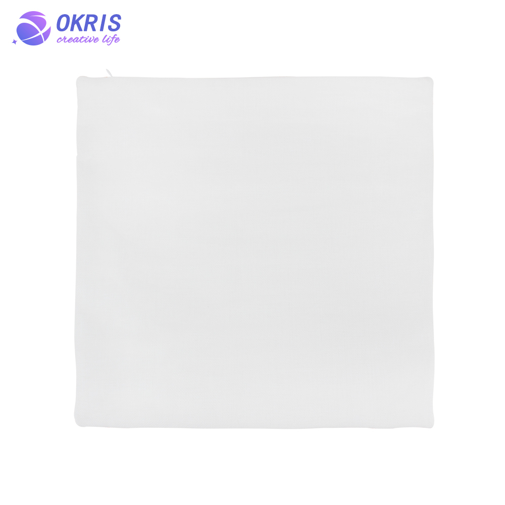 Houseware Custom Printed Blank Sublimation Linen Pillow Cover Wholesale DIY Cotton Linen Pillow Case