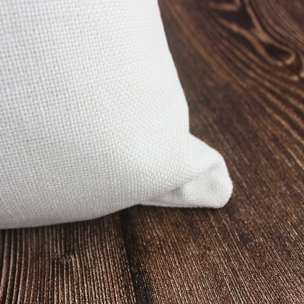 Houseware Custom Printed Blank Sublimation Linen Pillow Cover Wholesale DIY Cotton Linen Pillow Case