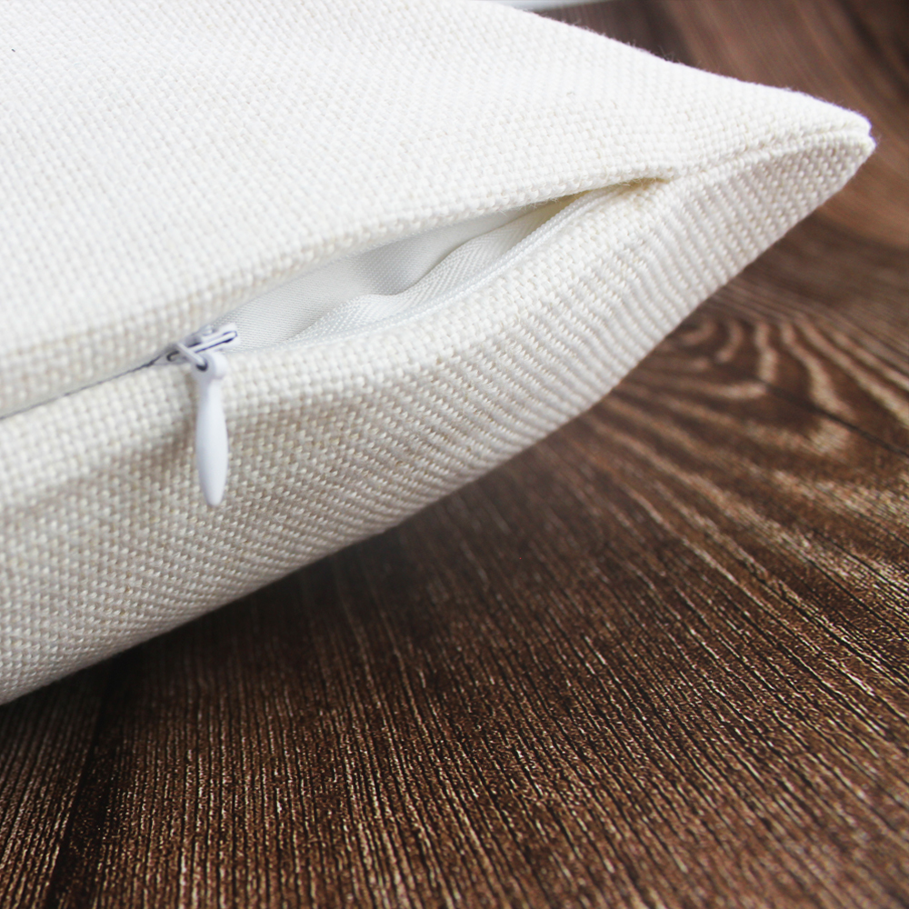 Houseware Custom Printed Blank Sublimation Linen Pillow Cover Wholesale DIY Cotton Linen Pillow Case
