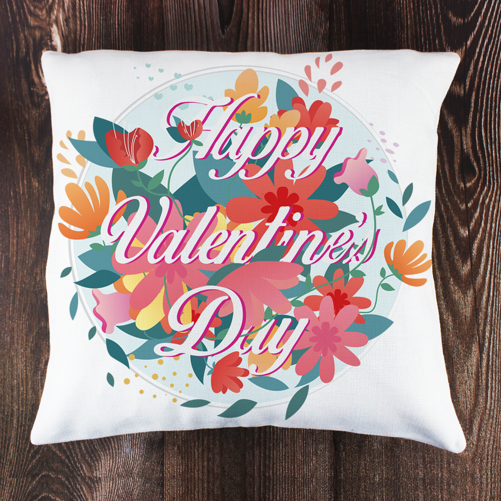 Houseware Custom Printed Blank Sublimation Linen Pillow Cover Wholesale DIY Cotton Linen Pillow Case