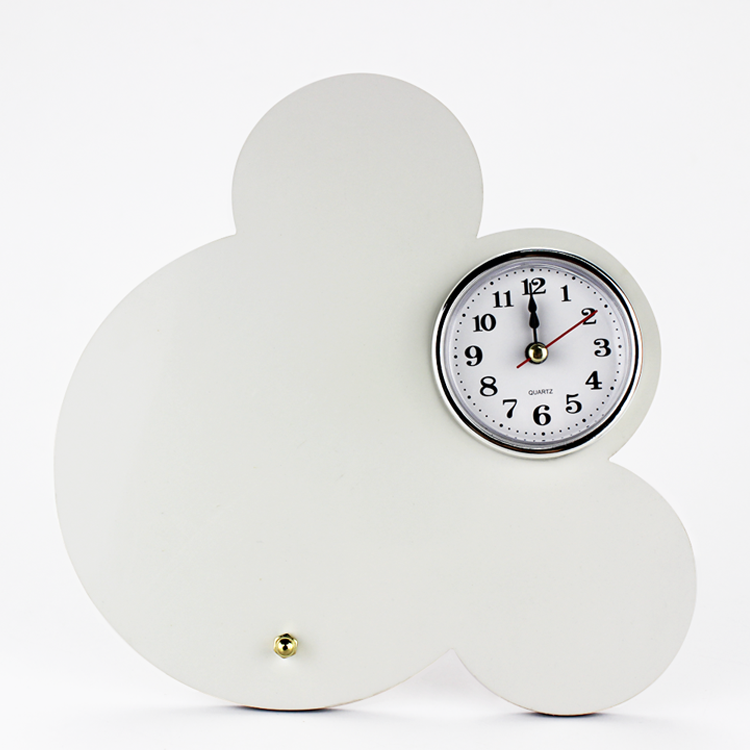 Customizable MDF Wall Clocks | Heat Transfer Printable Photo Panel, Eco-Friendly Home Decor & Promotional Gifts | Fast Production & Shipping