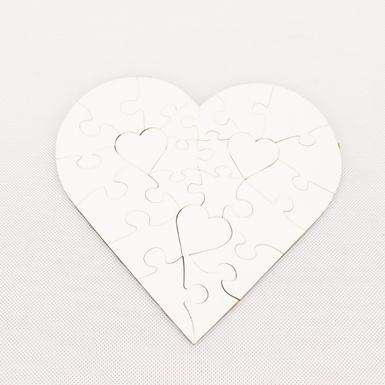 Customizable Sublimation MDF Blank Puzzles - Heat Transfer Printable Jigsaw | Eco-Friendly Educational Toy & Promotional Gift | Fast Production & Shipping