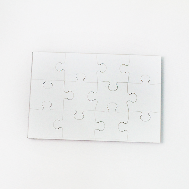 Customizable Sublimation MDF Blank Puzzles - Heat Transfer Printable Jigsaw | Eco-Friendly Educational Toy & Promotional Gift | Fast Production & Shipping
