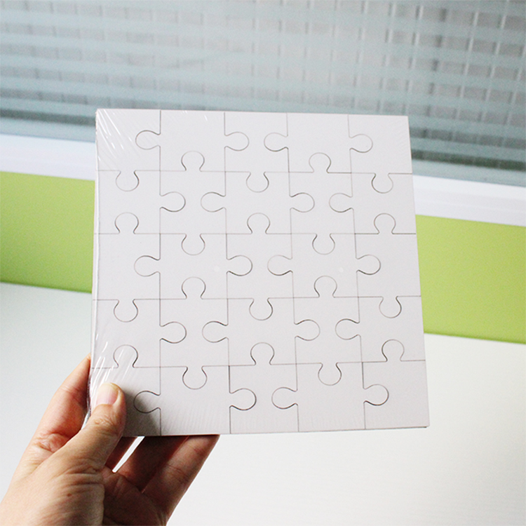 Customizable Sublimation MDF Blank Puzzles - Heat Transfer Printable Jigsaw | Eco-Friendly Educational Toy & Promotional Gift | Fast Production & Shipping