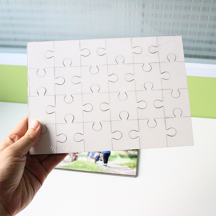 Customizable Sublimation MDF Blank Puzzles - Heat Transfer Printable Jigsaw | Eco-Friendly Educational Toy & Promotional Gift | Fast Production & Shipping