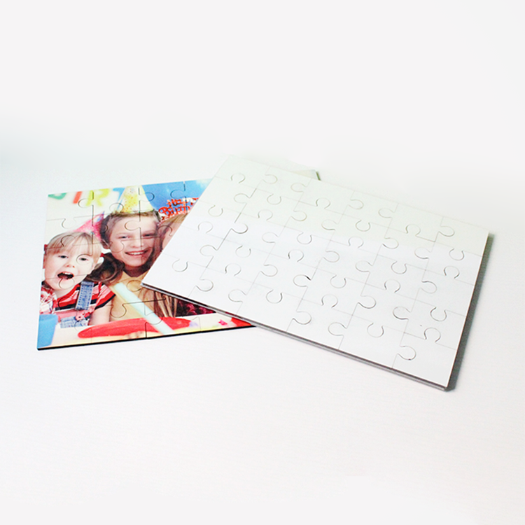 Customizable Sublimation MDF Blank Puzzles - Heat Transfer Printable Jigsaw | Eco-Friendly Educational Toy & Promotional Gift | Fast Production & Shipping