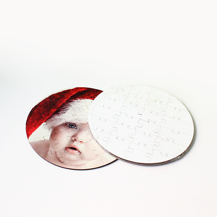Customizable Sublimation MDF Blank Puzzles - Heat Transfer Printable Jigsaw | Eco-Friendly Educational Toy & Promotional Gift | Fast Production & Shipping