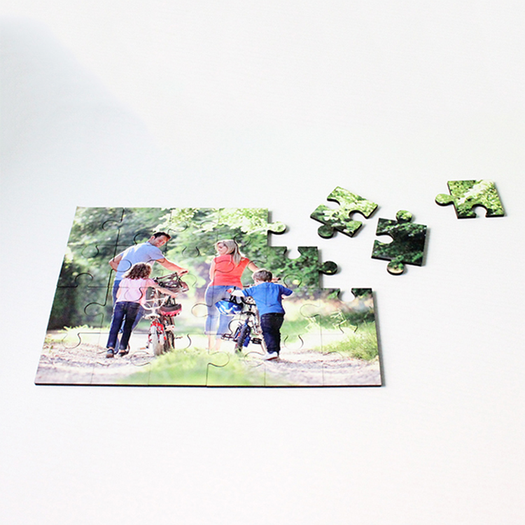 Customizable Sublimation MDF Blank Puzzles - Heat Transfer Printable Jigsaw | Eco-Friendly Educational Toy & Promotional Gift | Fast Production & Shipping