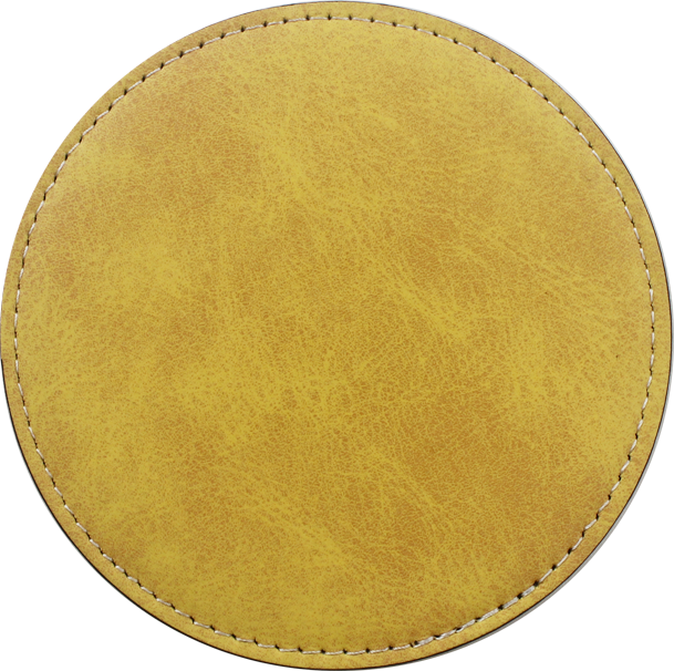 Customizable Colorful PU Leather Coasters | Heat Transfer Printable Coaster, Non-Slip Eco-Friendly Coasters | Fast Production