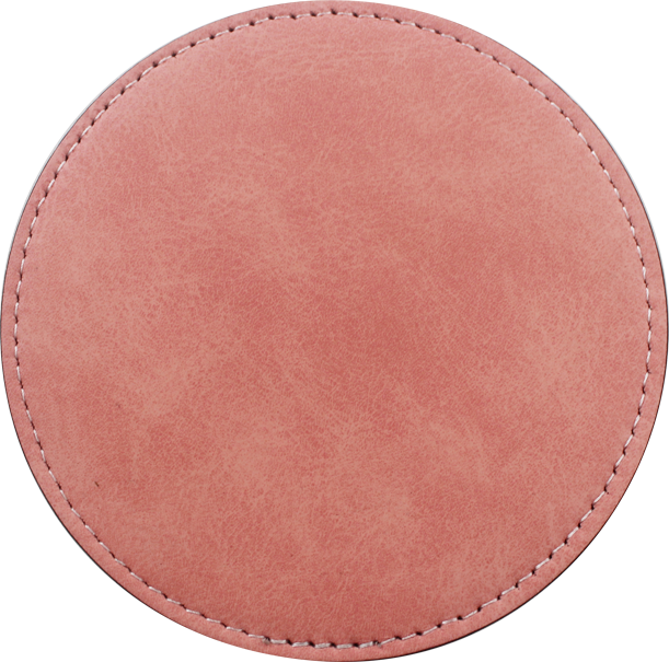 Customizable Colorful PU Leather Coasters | Heat Transfer Printable Coaster, Non-Slip Eco-Friendly Coasters | Fast Production