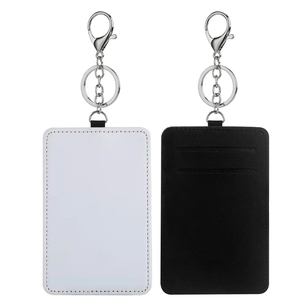 Personality Sublimation Blank PU Leather Bus Card Holder