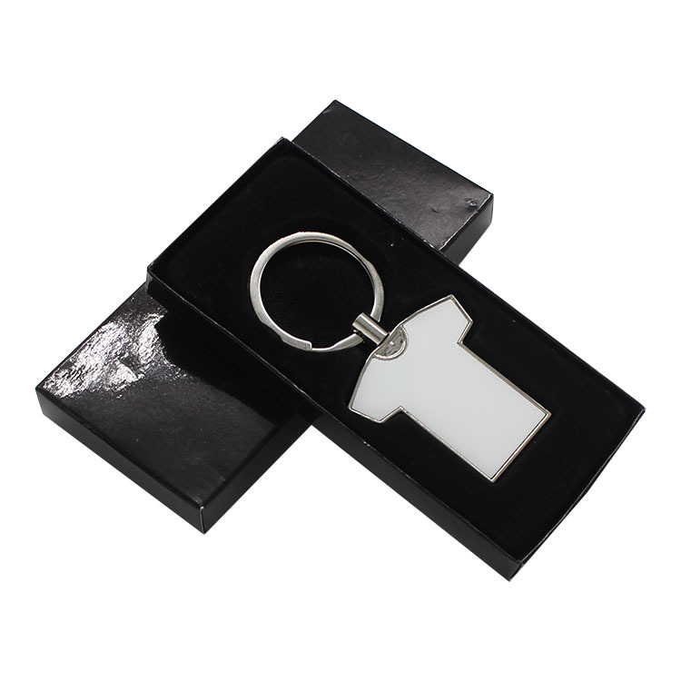 Free Sample Blank Customized Design Sublimation Metal Keyring Wholesale DIY Metal Key Chain