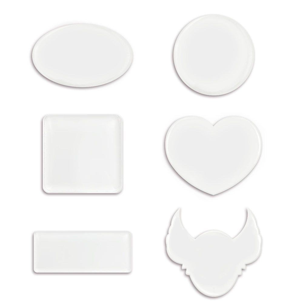 Customized Different Shape Blank Sublimation Acrylic Badge