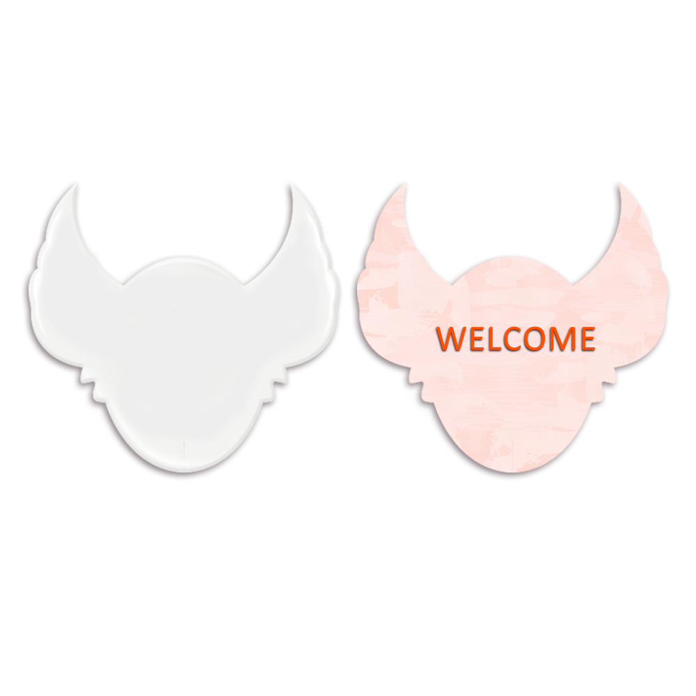 Customized Different Shape Blank Sublimation Acrylic Badge