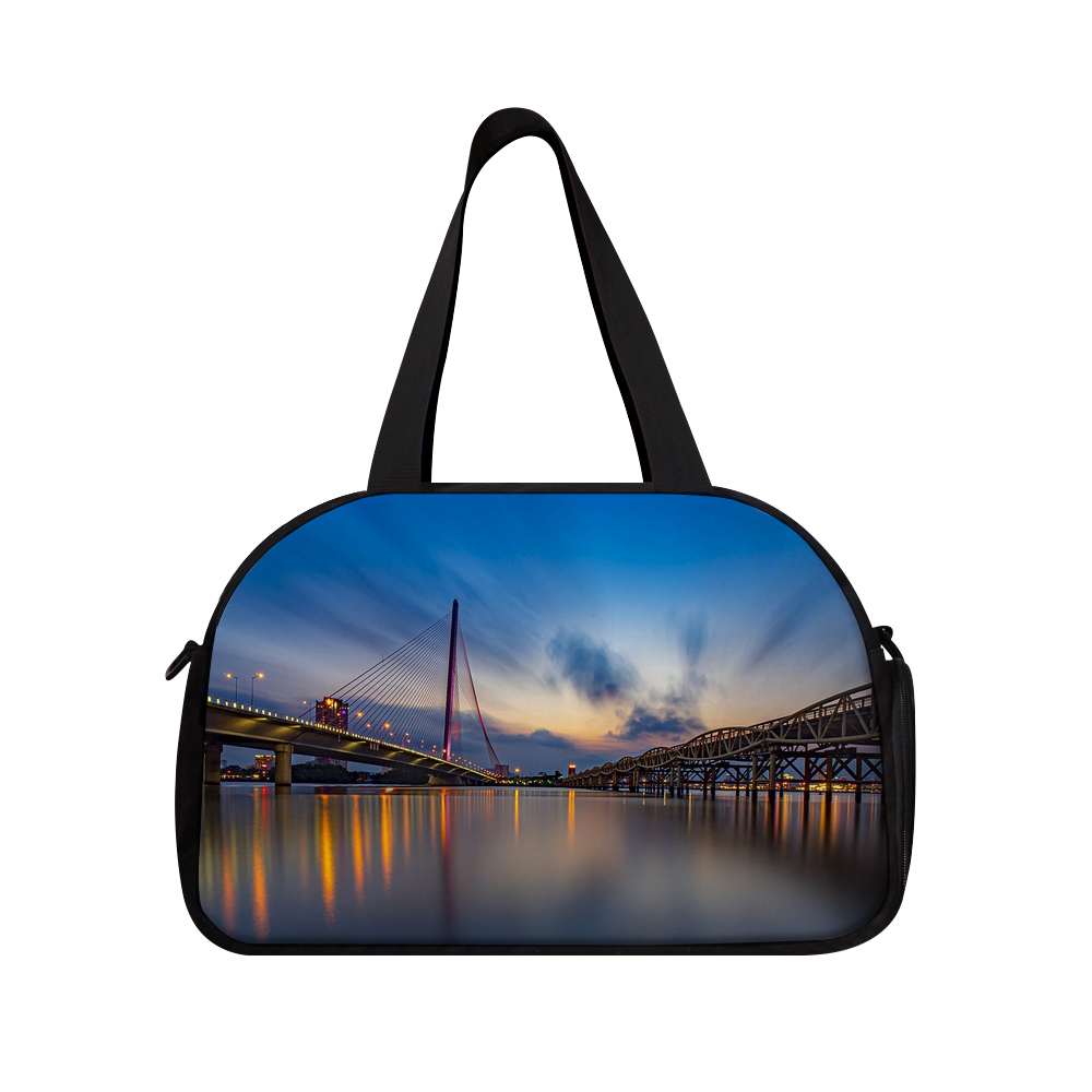 Personality Blank Sublimation Travel Bag DIY Sports Bag Yoga Bag