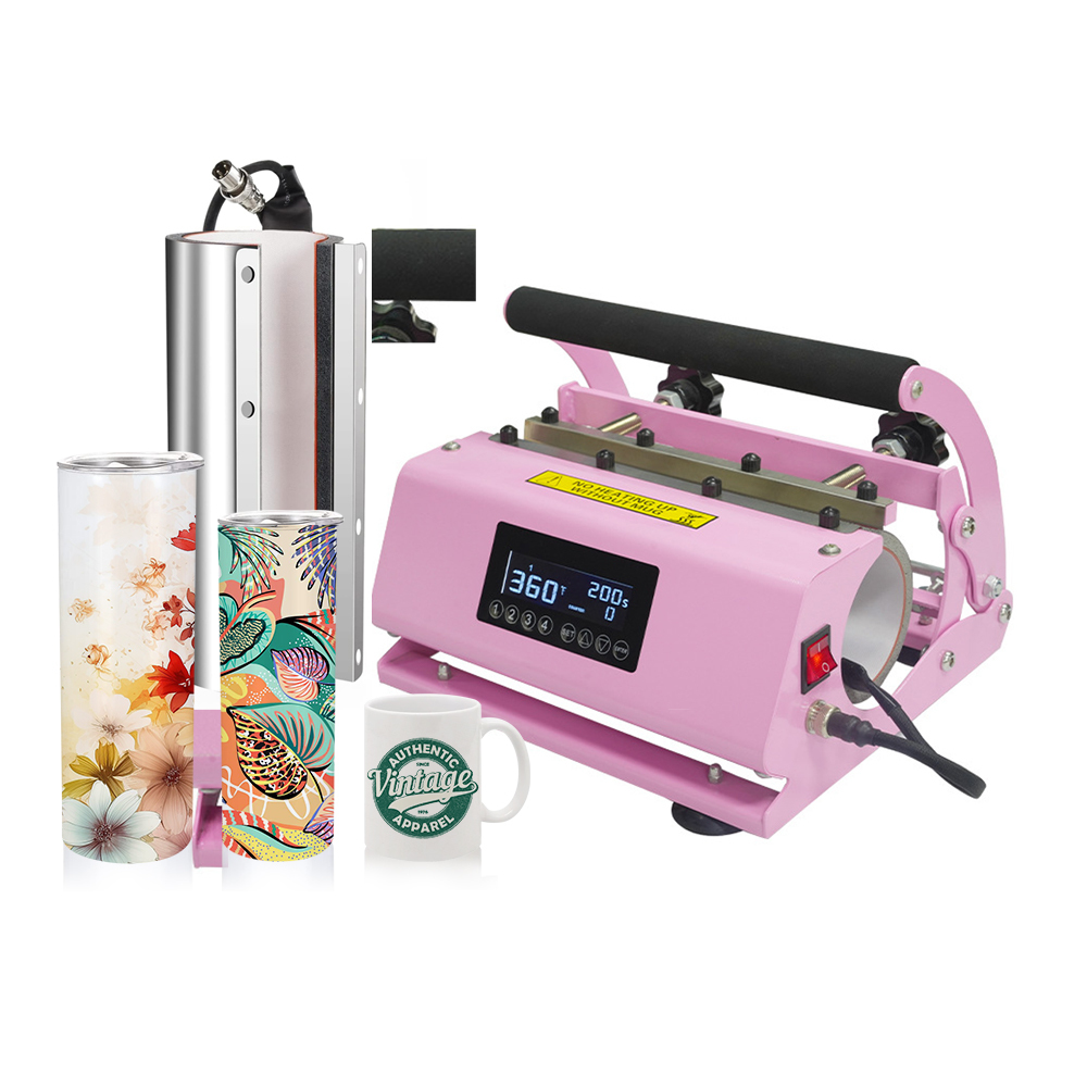 Tumbler Heat Press Machine for 11-30oz Subliamtion Blank Skinny Straight Tumbler Mug