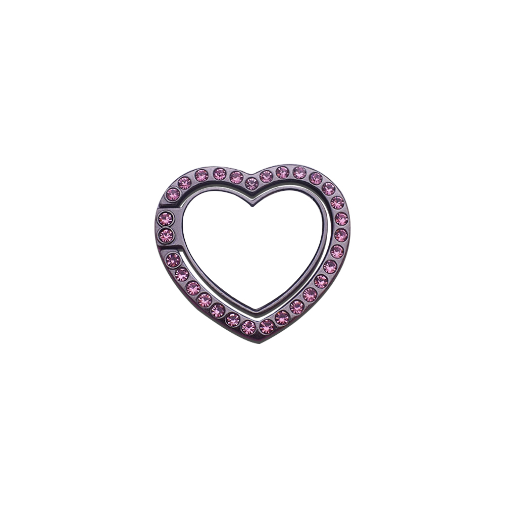 Wholesale Price Blank DIY Sublimation Ring Holder 360 Degree Rotating Round Ring Phone Stand With Diamond
