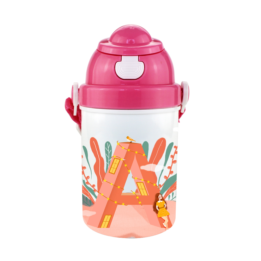 Polymer Mugs Sublimation 3D Printing Kid Water Bottle 400ml