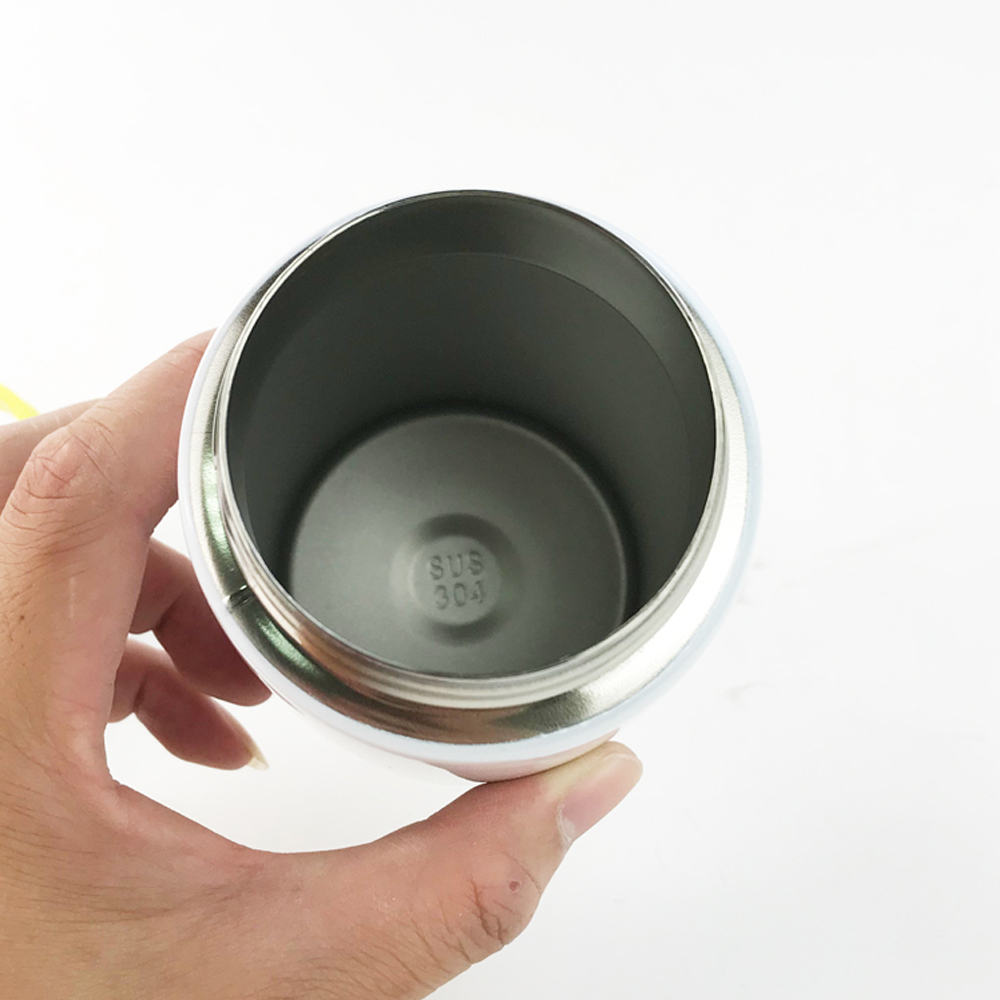Two-color Matching Bottle Cup Sublimation Blank 350ml Cute Children's Vacuum Cup