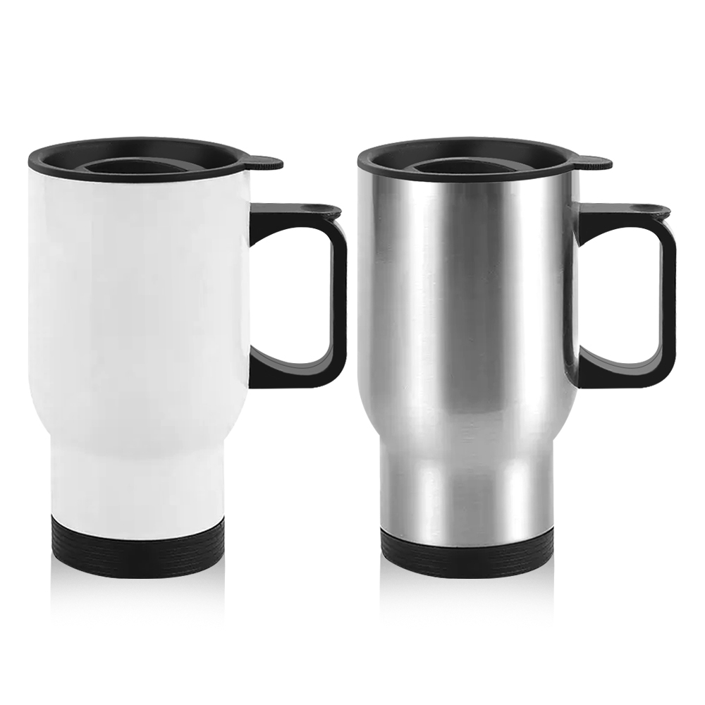 Popular DIY Printing Sublimation Blank Stainless Steel 14oz 450ml Car Mug Bottle