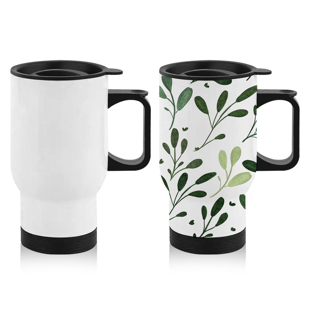 Popular DIY Printing Sublimation Blank Stainless Steel 14oz 450ml Car Mug Bottle