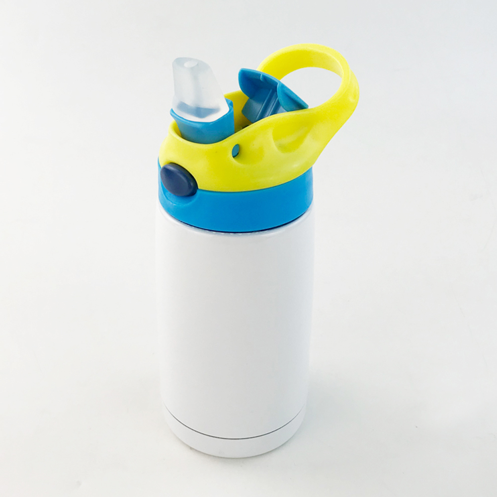 Two-color Matching Bottle Cup Sublimation Blank 350ml Cute Children's Vacuum Cup