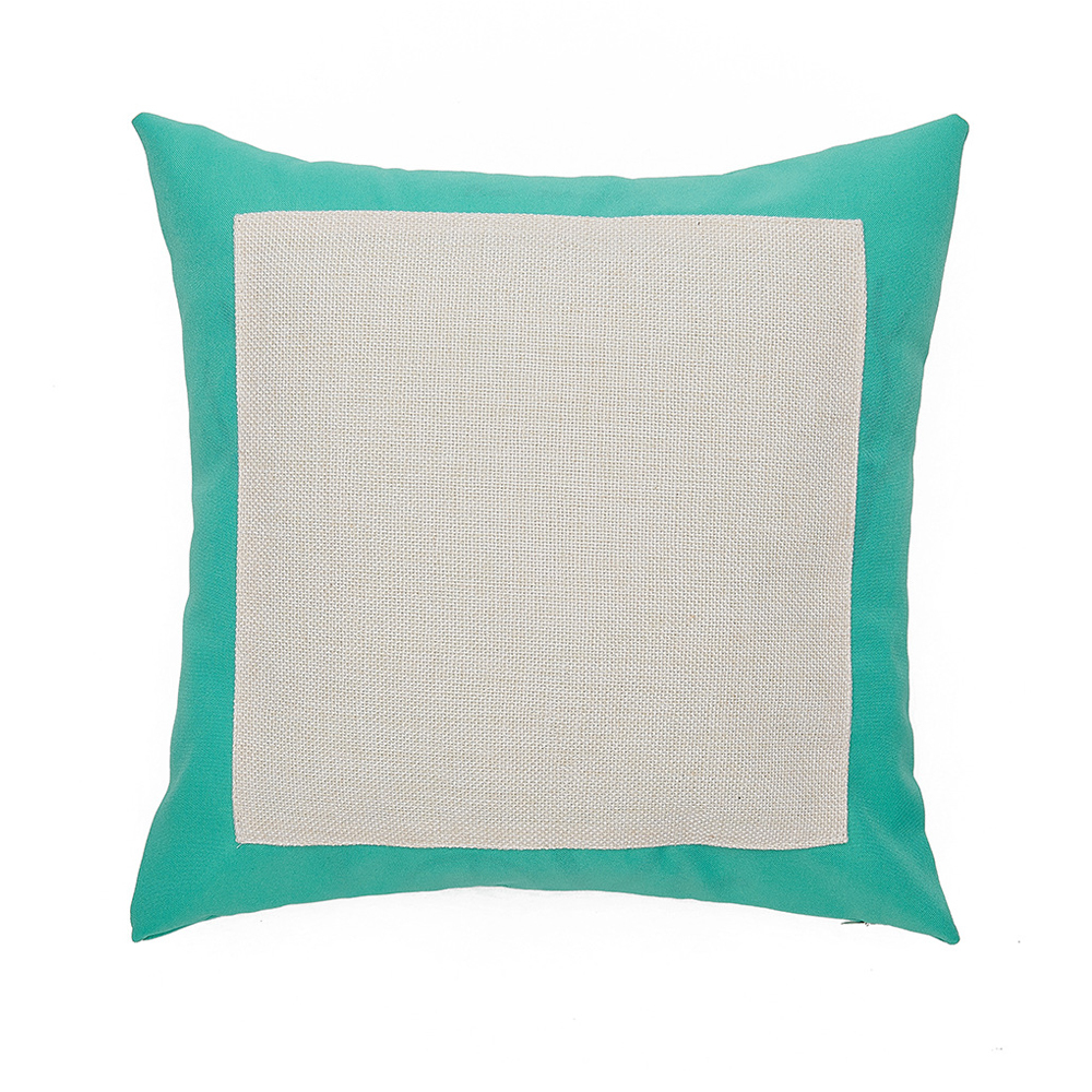 New Wholesale Price Blank Sublimation Colorful Linen Pillow Cover