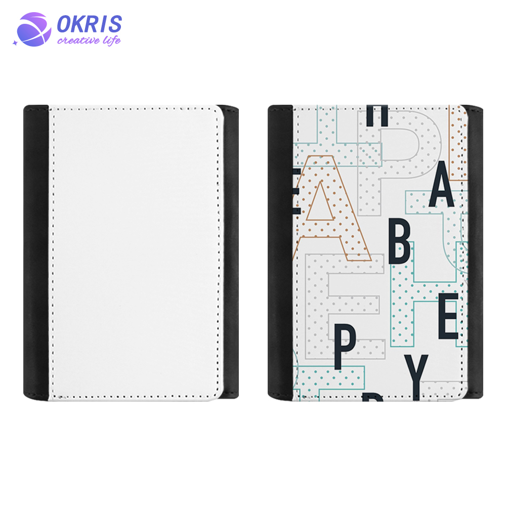 Sublimation Heat Transfer Wallet Blank Large Capacity Secure Buckle Leather Women Wallet Small Wallet/Tri-Fold Wallet/Long Wallet for Lady