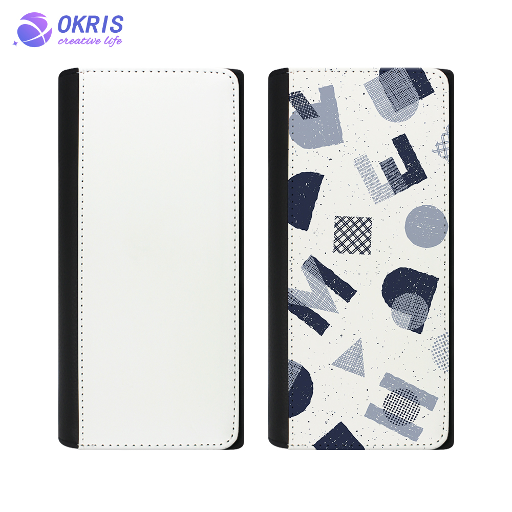 Sublimation Heat Transfer Wallet Blank Large Capacity Secure Buckle Leather Women Wallet Small Wallet/Tri-Fold Wallet/Long Wallet for Lady
