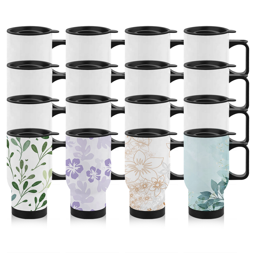 Popular DIY Printing Sublimation Blank Stainless Steel 14oz 450ml Car Mug Bottle