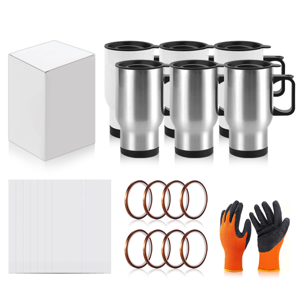 Popular DIY Printing Sublimation Blank Stainless Steel 14oz 450ml Car Mug Bottle