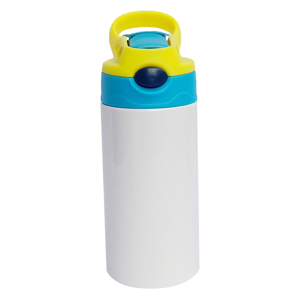 Two-color Matching Bottle Cup Sublimation Blank 350ml Cute Children's Vacuum Cup