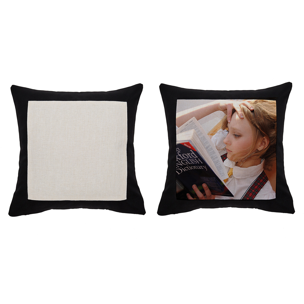 New Wholesale Price Blank Sublimation Colorful Linen Pillow Cover