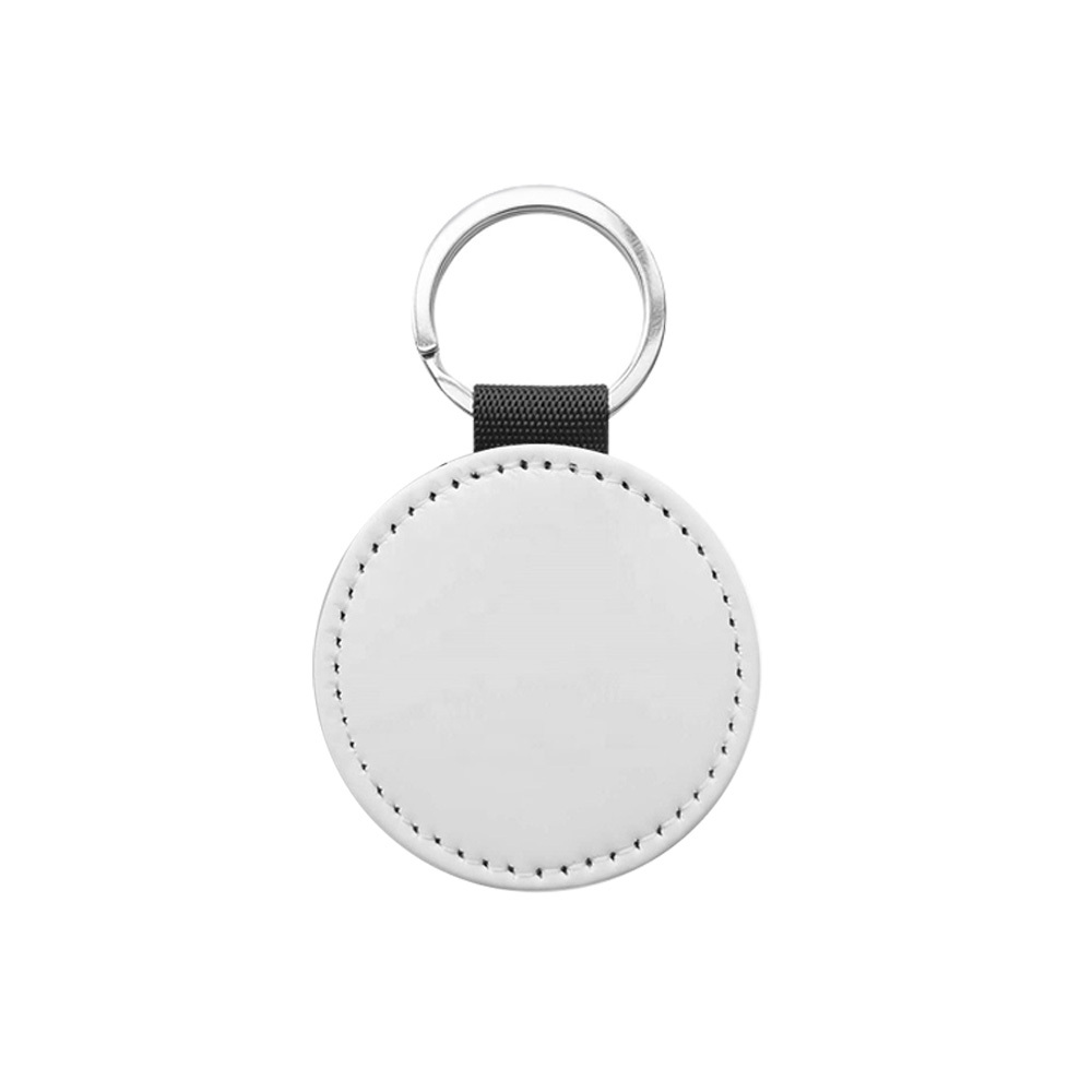 DIY Printing Double Side Printing Blank PU Leather Keychains