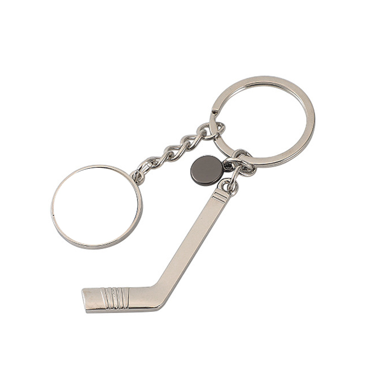 Blank Sublimation Lovers Keychains Round Heart Shape Couples Key ring With Double sides printable