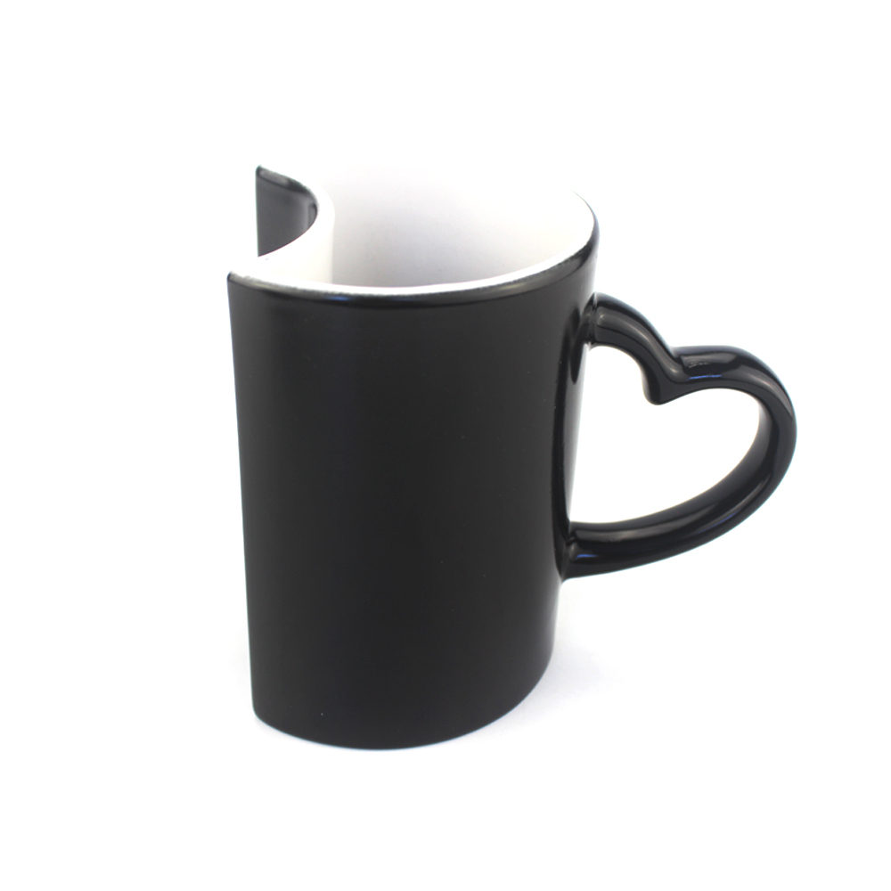 Custom Sublimation Lover's Color Changing Ceramic Mug for Gift