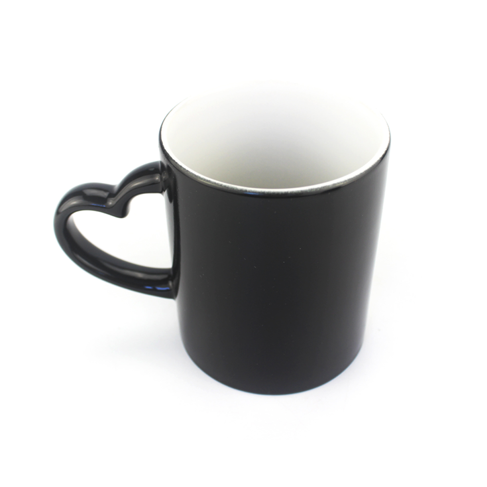 Custom Sublimation Lover's Color Changing Ceramic Mug for Gift
