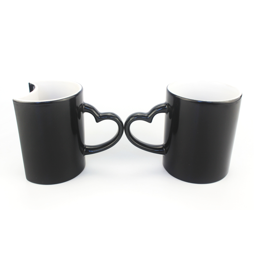 Custom Sublimation Lover's Color Changing Ceramic Mug for Gift