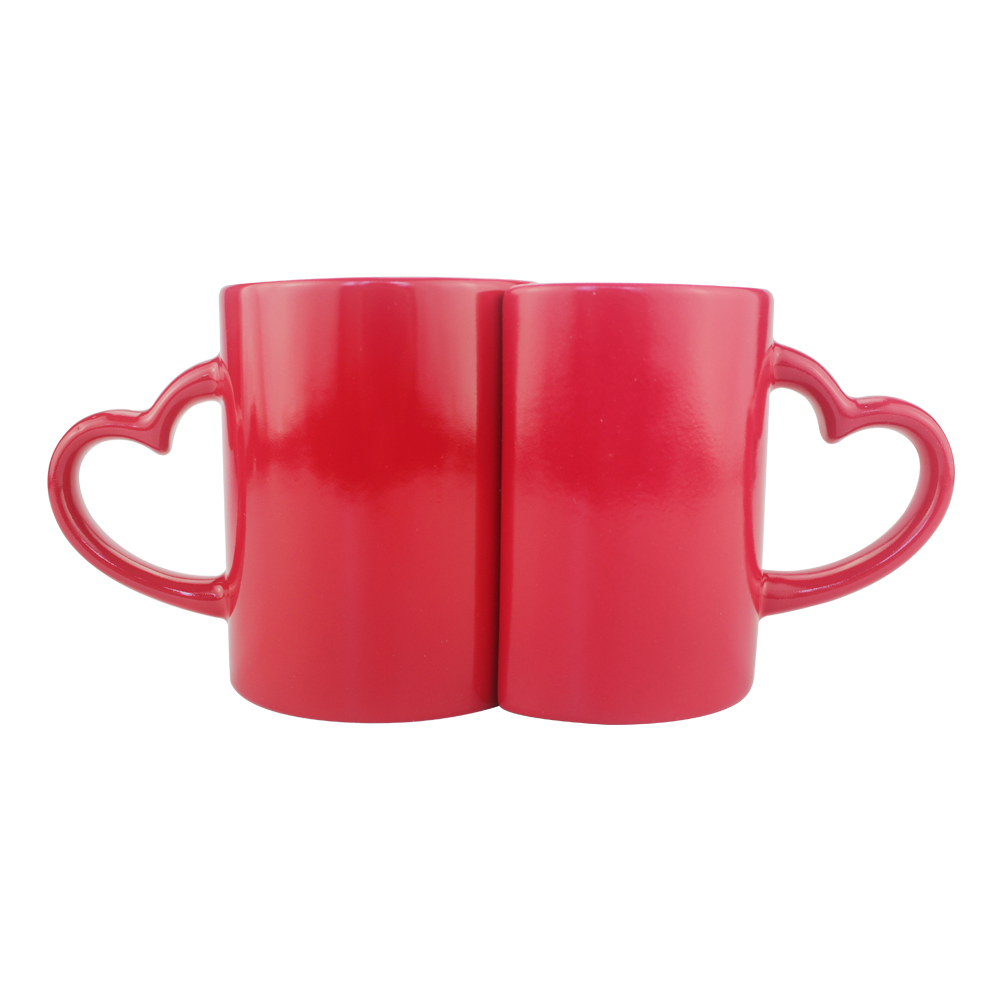 Custom Sublimation Lover's Color Changing Ceramic Mug for Gift